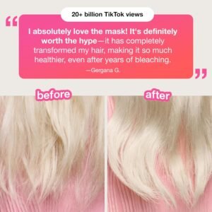 K18 molecular repair hair mask reviewed by 20 million TikTok users with before and after results