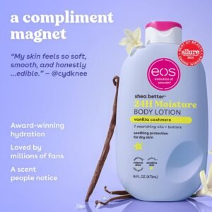 best body lotion for dry skin eos shea better allure best of beauty award winner