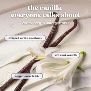 eos vanilla cashmere scent warm cozy whipped vanilla caramel
