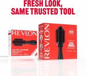 REVLON One-Step Volumizer 2.8 inch hair dryer and styler retail box award-winning fan favorite