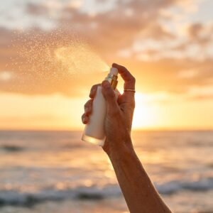 sunscreen protecting skin from the sun