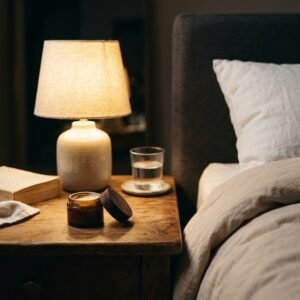 nighttime skincare routine for beginners with cleanser and night cream